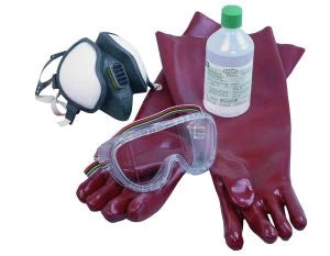 PPE pack - gloves, goggles and full face mask