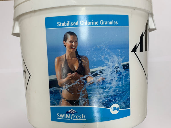 10kg Swimfresh Chlorine Granules. SFCG10