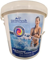 5kg Multi-Functional Chlorine Tablets 200g Swimfresh. SFMCT05