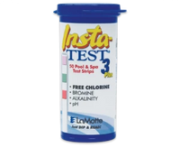 Lamotte Insta 3 Tests Strips pH, Alkalinity and free Chlorine (50"s) - box of 24. FITESTAG/24