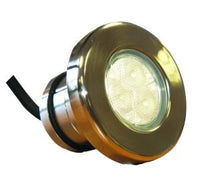 Mini ABS LED Light stainless steel faceplate - push fit