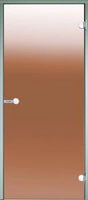 Harvia Glass Steam Room Door 1890mm x 890mm - Aluminium Frame