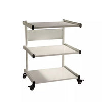 Robust treatment room equipment trolley. AFTROLLEY3