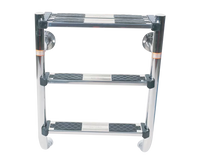 Certikin 1.7"/43mm Undercove 4 Tread Ladder - C/W Grabrails. CM4UC/18 - Swimming Pool Pumps UK