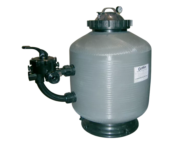Vision Side Mount Filter c/w Multiport, Pressure Gauge & Filter media