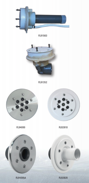 Counter current nozzle for FL92921 ABS - 48m_/hr - concrete tile  FL92820