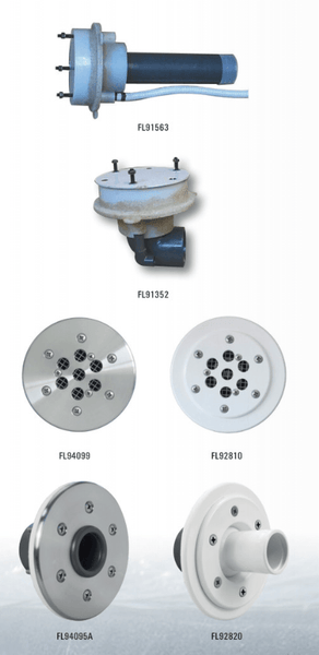 Wall/Floor installation kit for concrete/tile & liner pools (63mm/25mm) - Swimming Pool Pumps UK