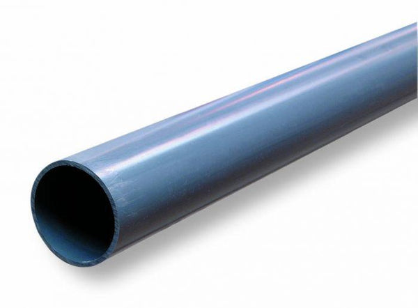 2" Grey PVC pipe - 9 bar - 6m length. GP200CP6 - Swimming Pool Pumps UK